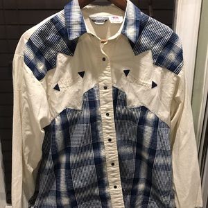 Western Snap Button Down Shirt